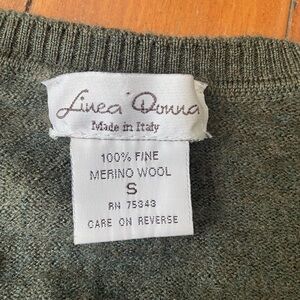 Línea Donna made in Italy merino wool sweater